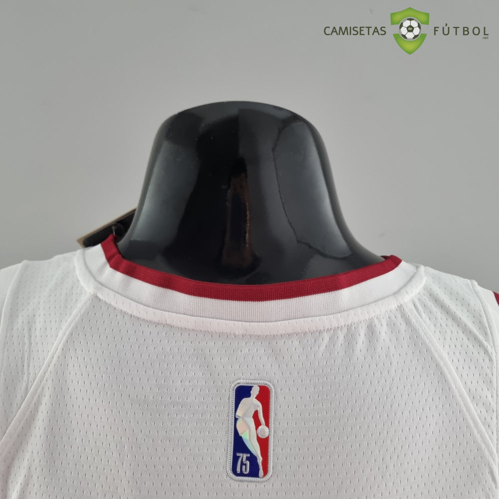 Camiseta Miami Heat 21-22 - Lebron James 6 Blanco Nba