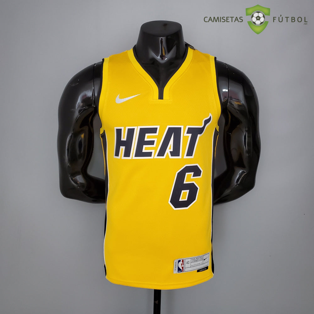 Camiseta Miami Heat 21-22 - Lebron James 6 Earned Edition Nba