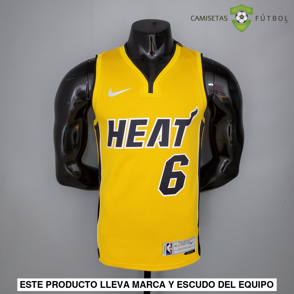 Camiseta Miami Heat 21-22 - Lebron James 6 Earned Edition Nba
