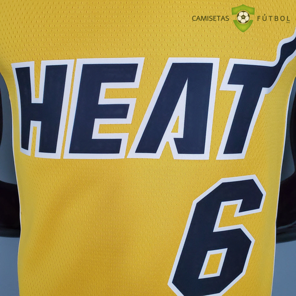 Camiseta Miami Heat 21-22 - Lebron James 6 Earned Edition Nba