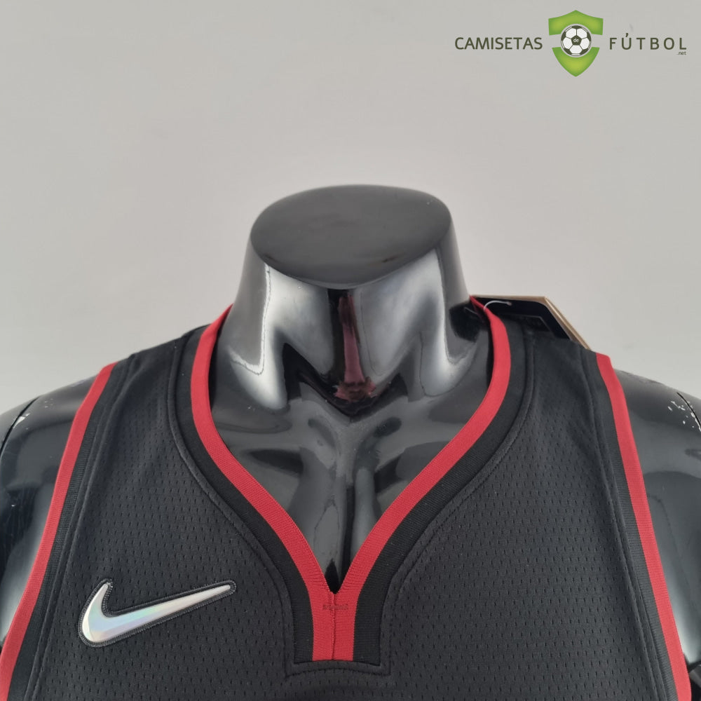 Camiseta Miami Heat 21-22 - Lebron James 6 Negro Nba