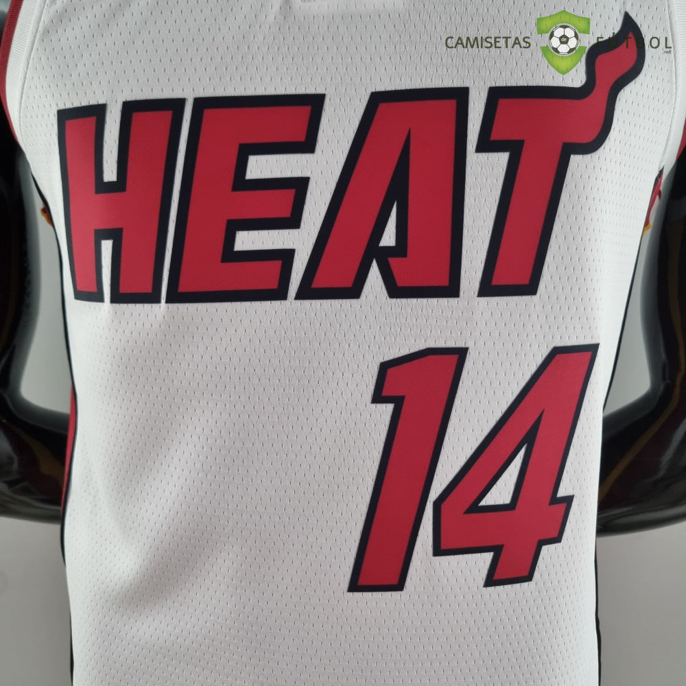 Camiseta Miami Heat 21-22 - Tyler Herro 14 Blanco Nba