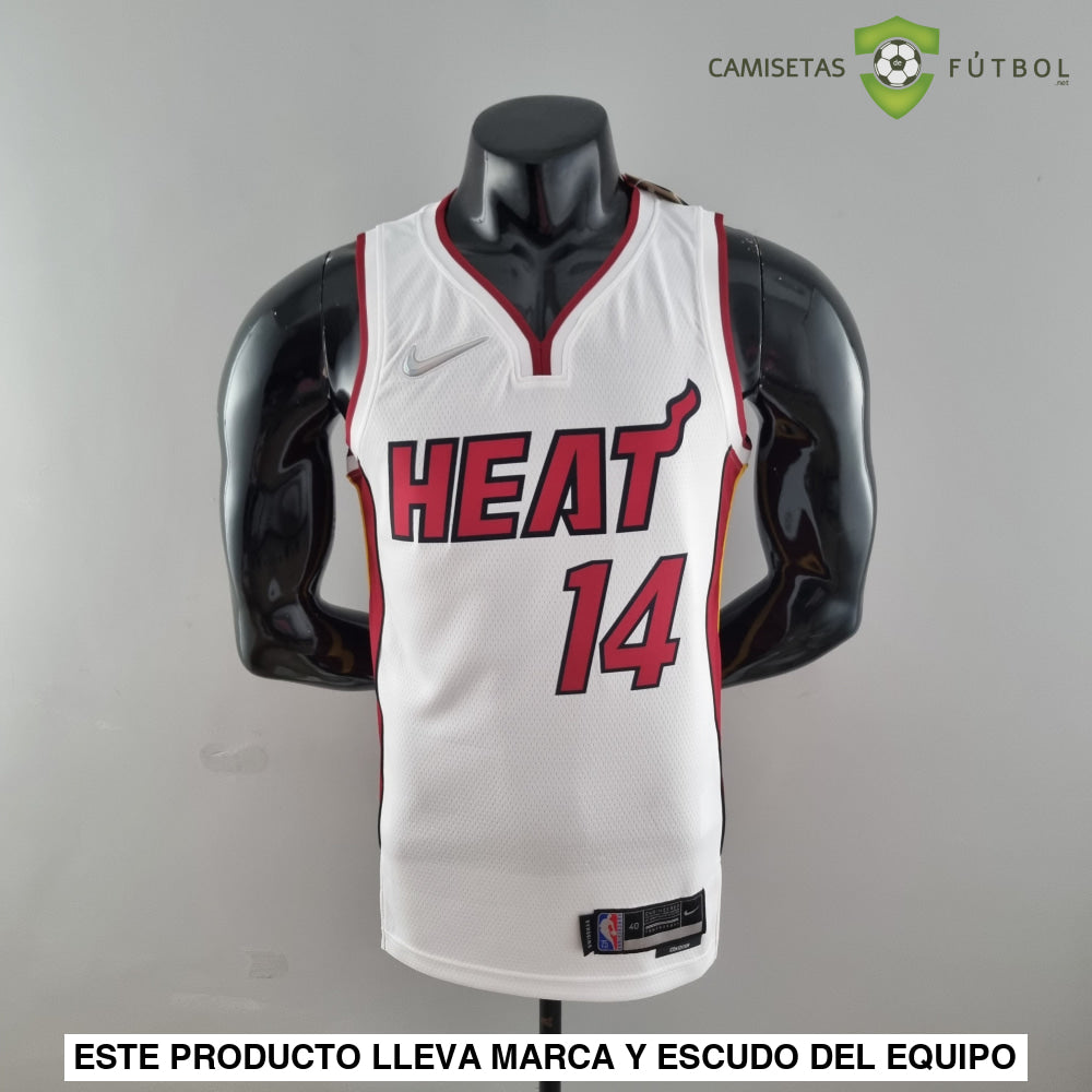 Camiseta Miami Heat 21-22 - Tyler Herro 14 Blanco Nba