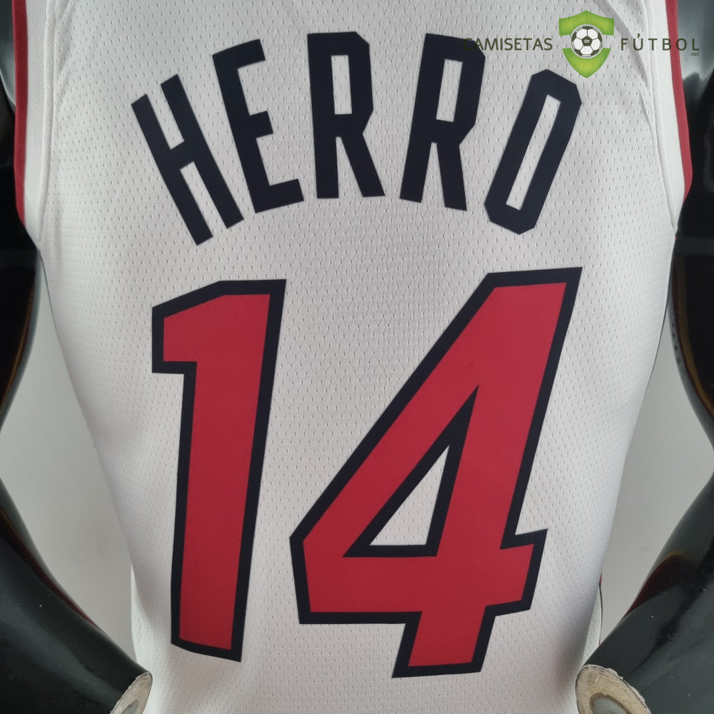 Camiseta Miami Heat 21-22 - Tyler Herro 14 Blanco Nba