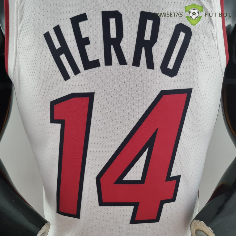 Camiseta Miami Heat 21-22 - Tyler Herro 14 Blanco Nba