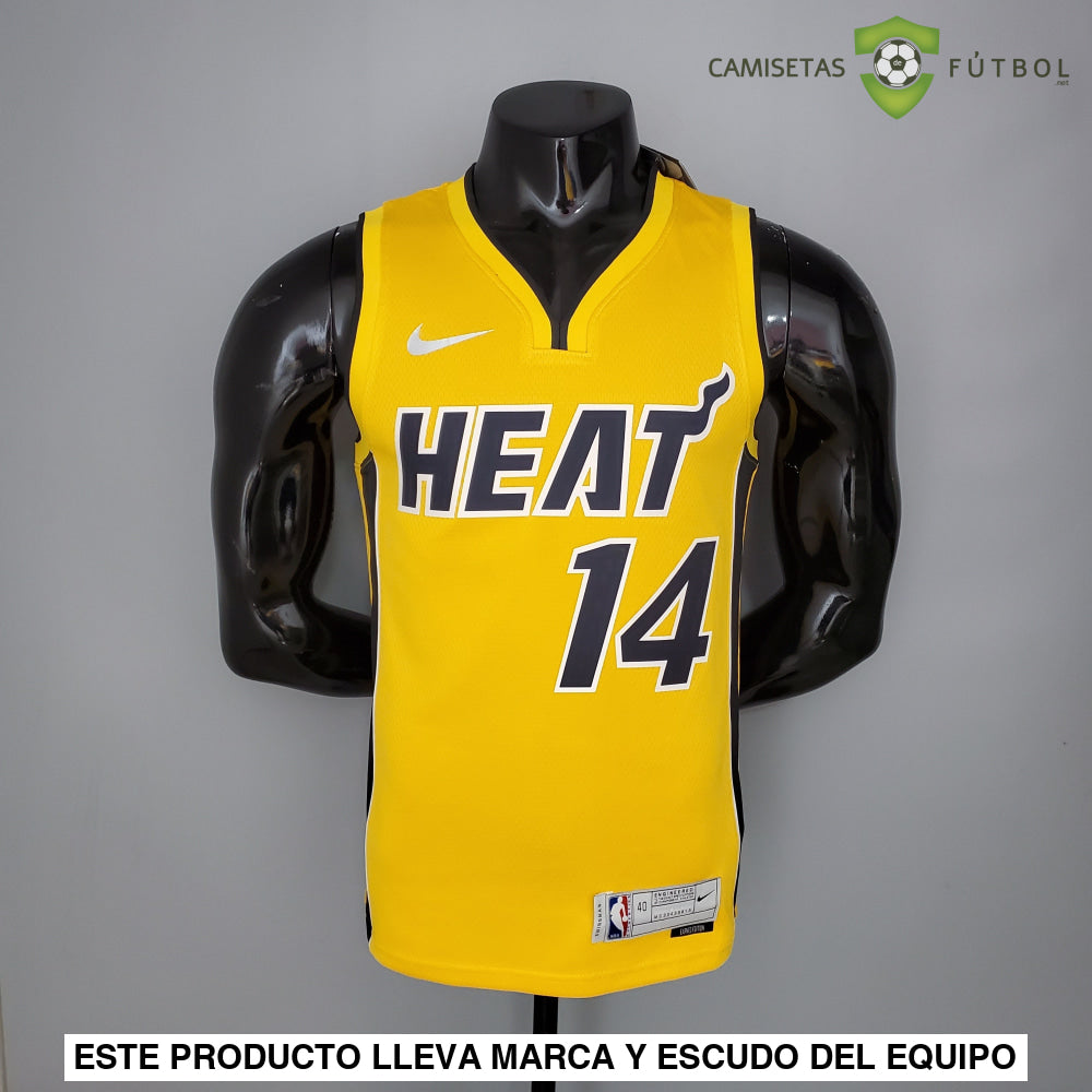Camiseta Miami Heat 21-22 - Tyler Herro 14 Earned Edition Nba