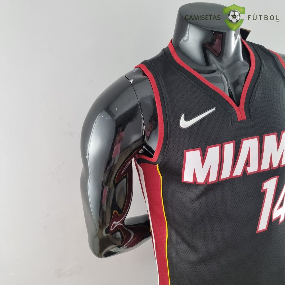 Camiseta Miami Heat 21-22 - Tyler Herro 14 Negro Nba