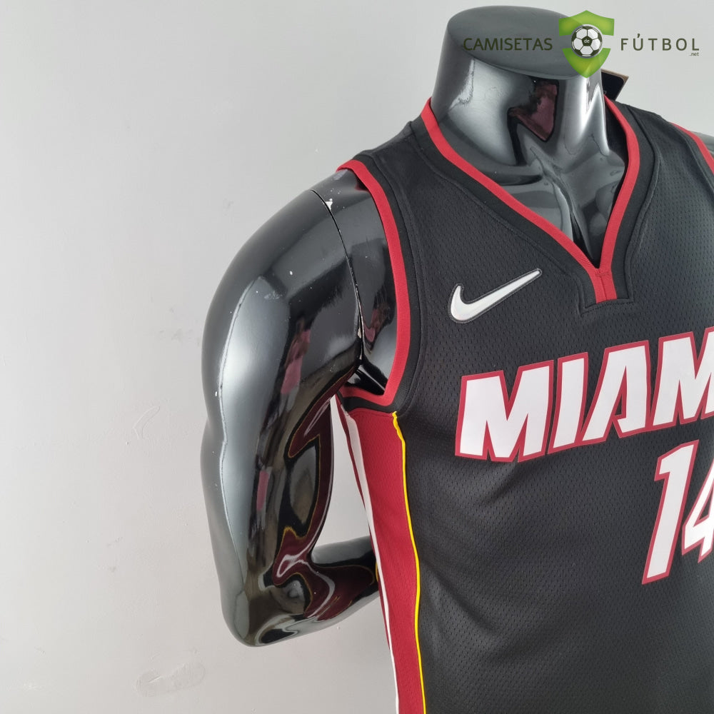 Camiseta Miami Heat 21-22 - Tyler Herro 14 Negro Nba