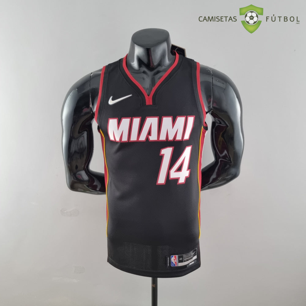 Camiseta Miami Heat 21-22 - Tyler Herro 14 Negro Nba