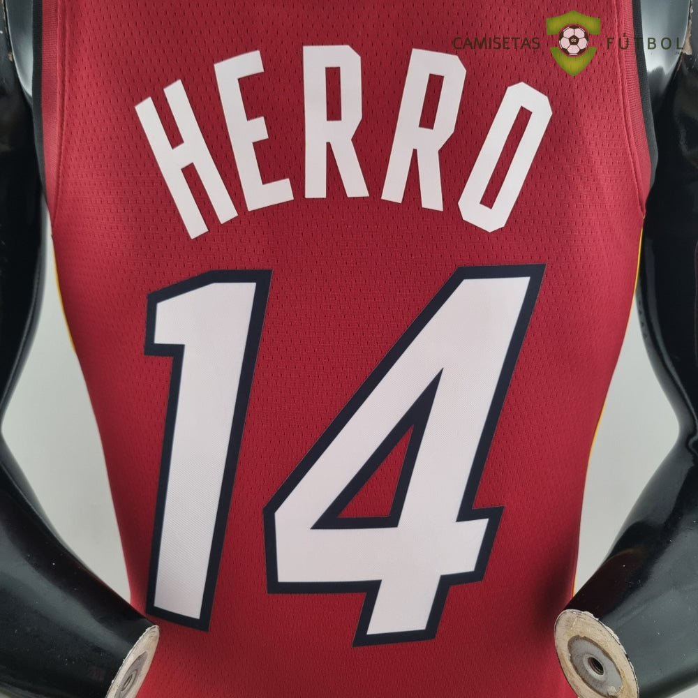 Camiseta Miami Heat 21-22 - Tyler Herro 14 Rojo Nba