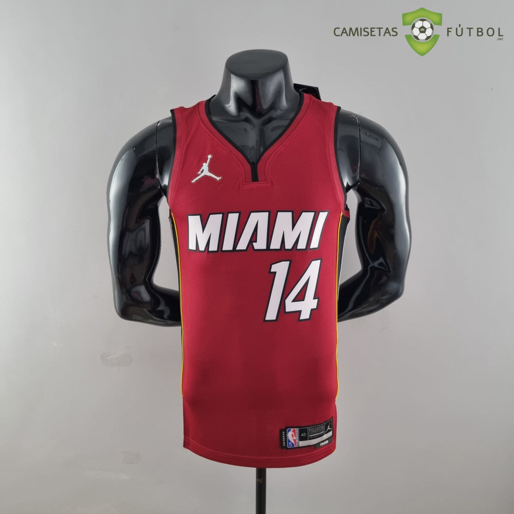 Camiseta Miami Heat 21-22 - Tyler Herro 14 Rojo Nba