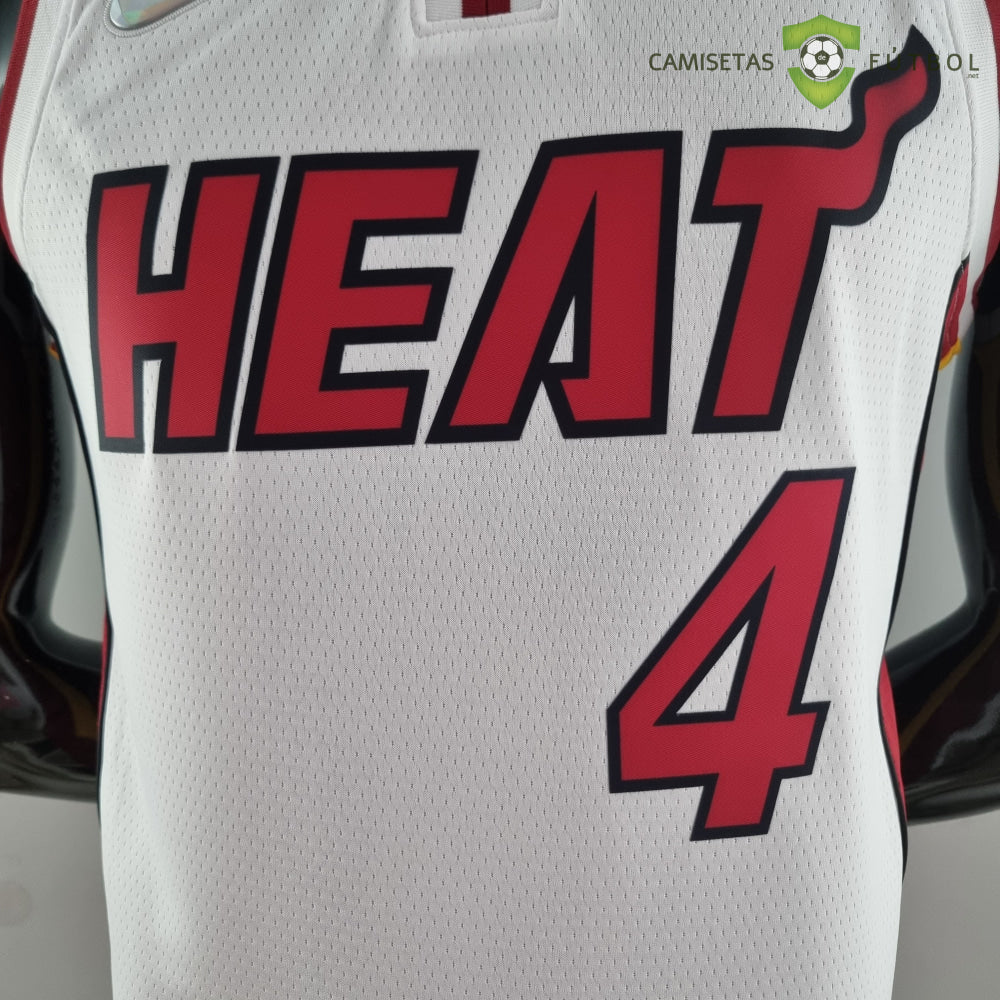 Camiseta Miami Heat 21-22 - Victor Oladipo 4 Blanco Nba
