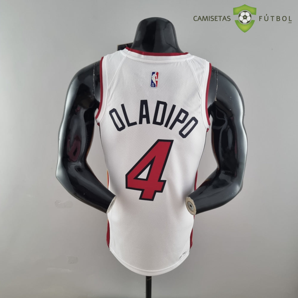 Camiseta Miami Heat 21-22 - Victor Oladipo 4 Blanco Nba