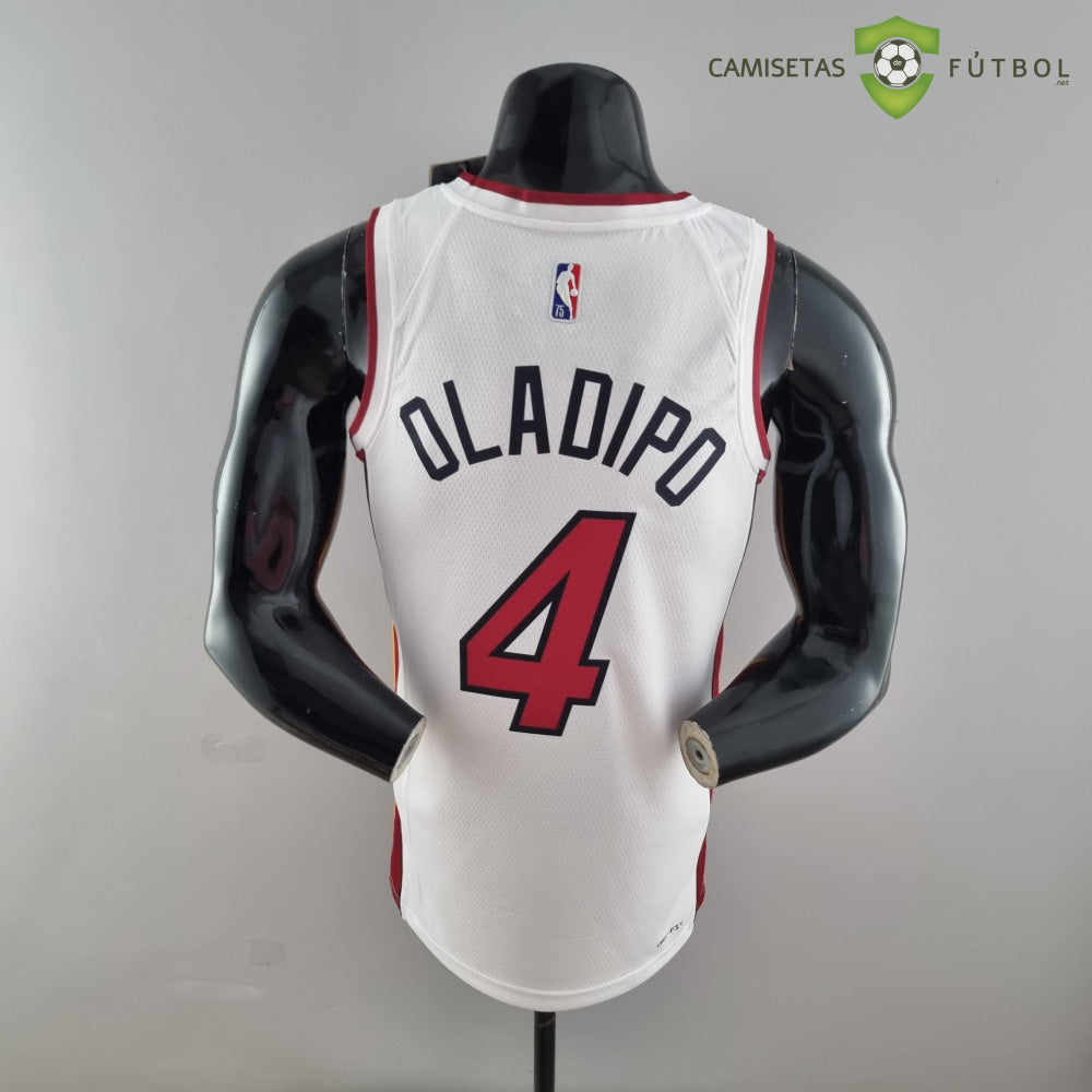 Camiseta Miami Heat 21-22 - Victor Oladipo 4 Blanco Nba