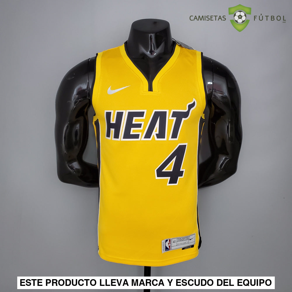 Camiseta Miami Heat 21-22 - Victor Oladipo 4 Earned Edition Nba