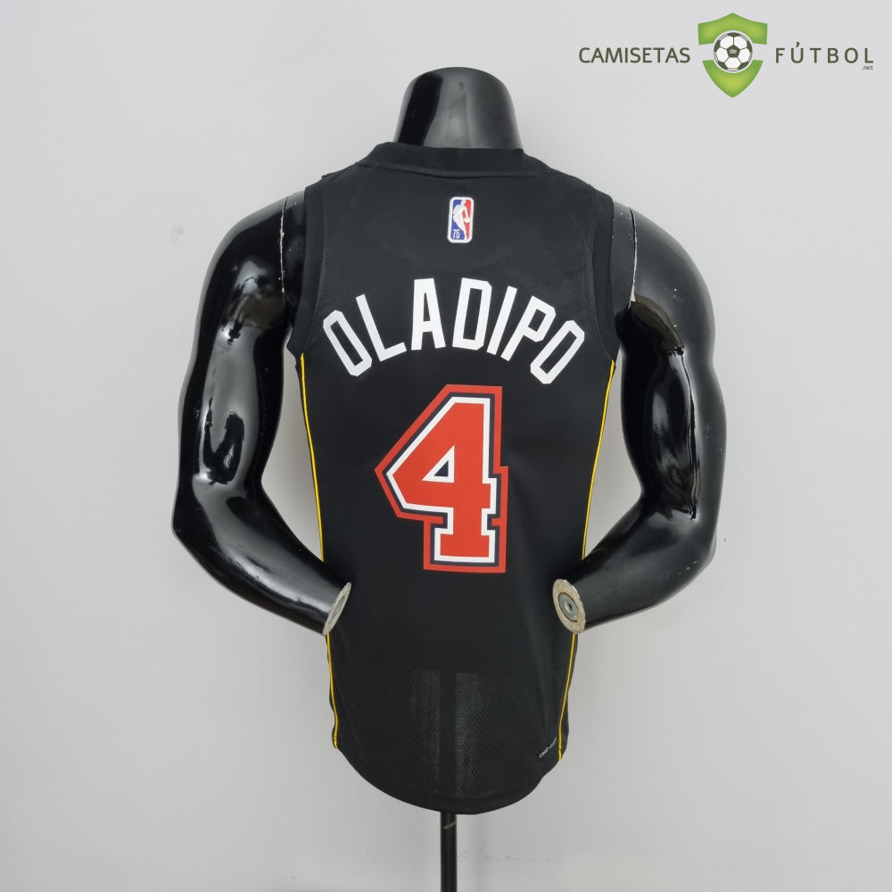 Camiseta Miami Heat 21-22 - Victor Oladipo 4 Negro/Colores Nba