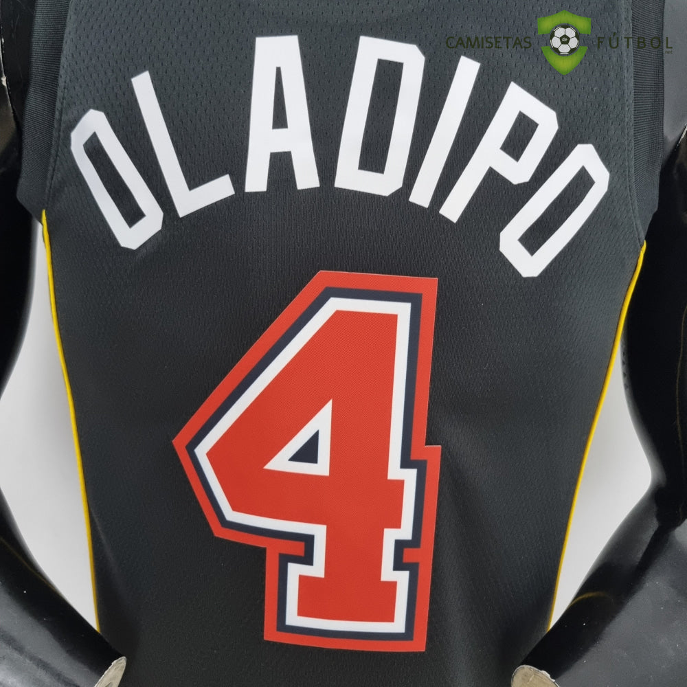 Camiseta Miami Heat 21-22 - Victor Oladipo 4 Negro/Colores Nba