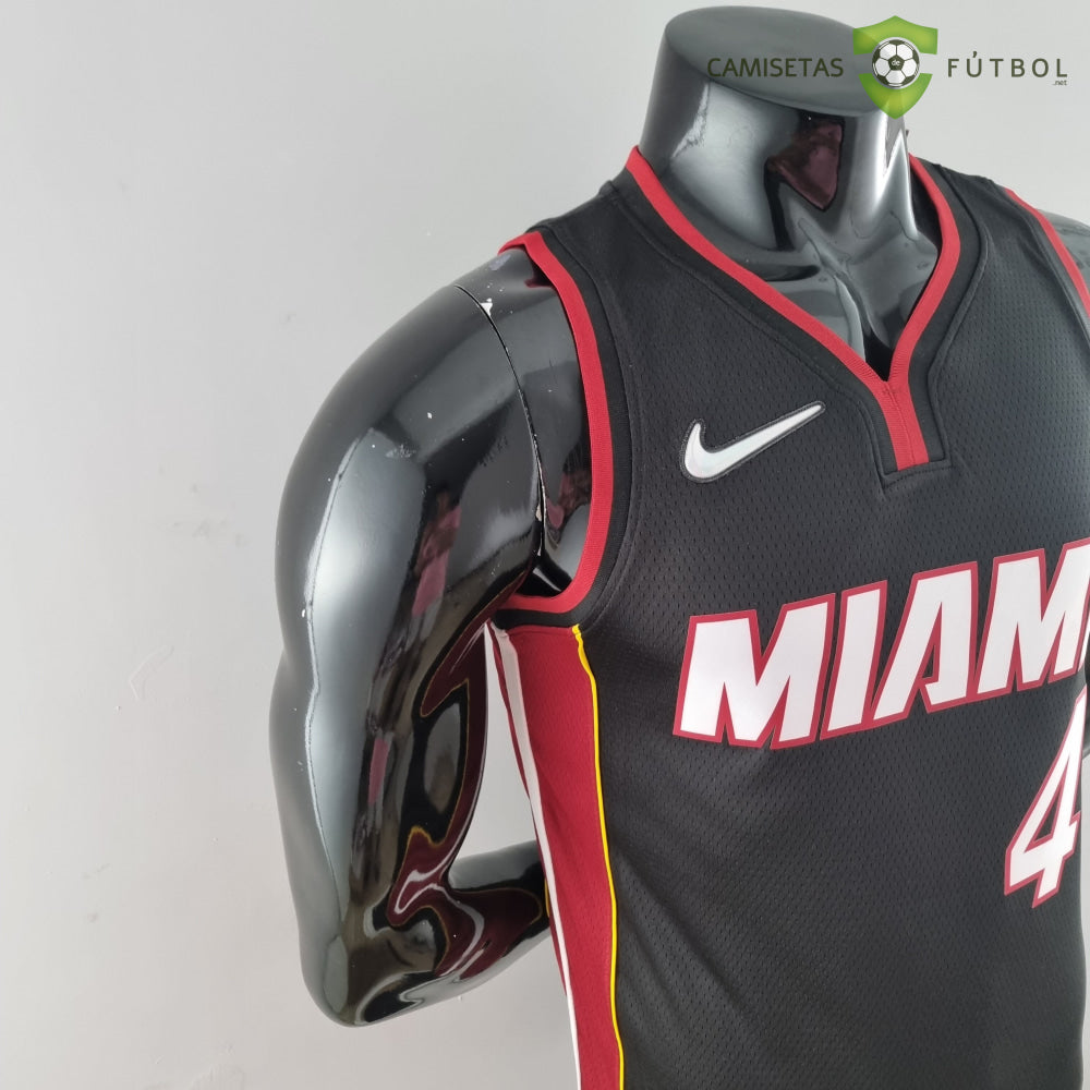 Camiseta Miami Heat 21-22 - Victor Oladipo 4 Negro Nba