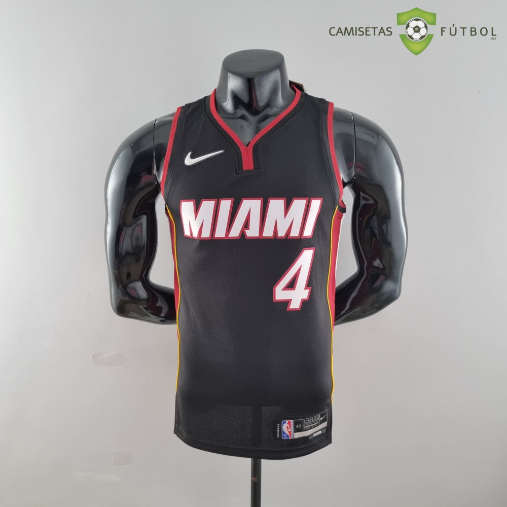 Camiseta Miami Heat 21-22 - Victor Oladipo 4 Negro Nba