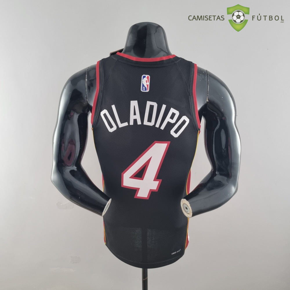 Camiseta Miami Heat 21-22 - Victor Oladipo 4 Negro Nba