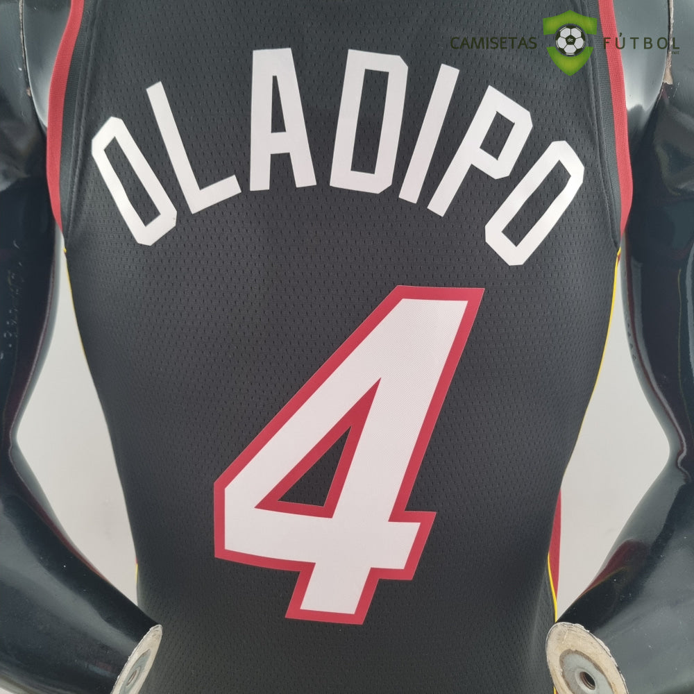 Camiseta Miami Heat 21-22 - Victor Oladipo 4 Negro Nba
