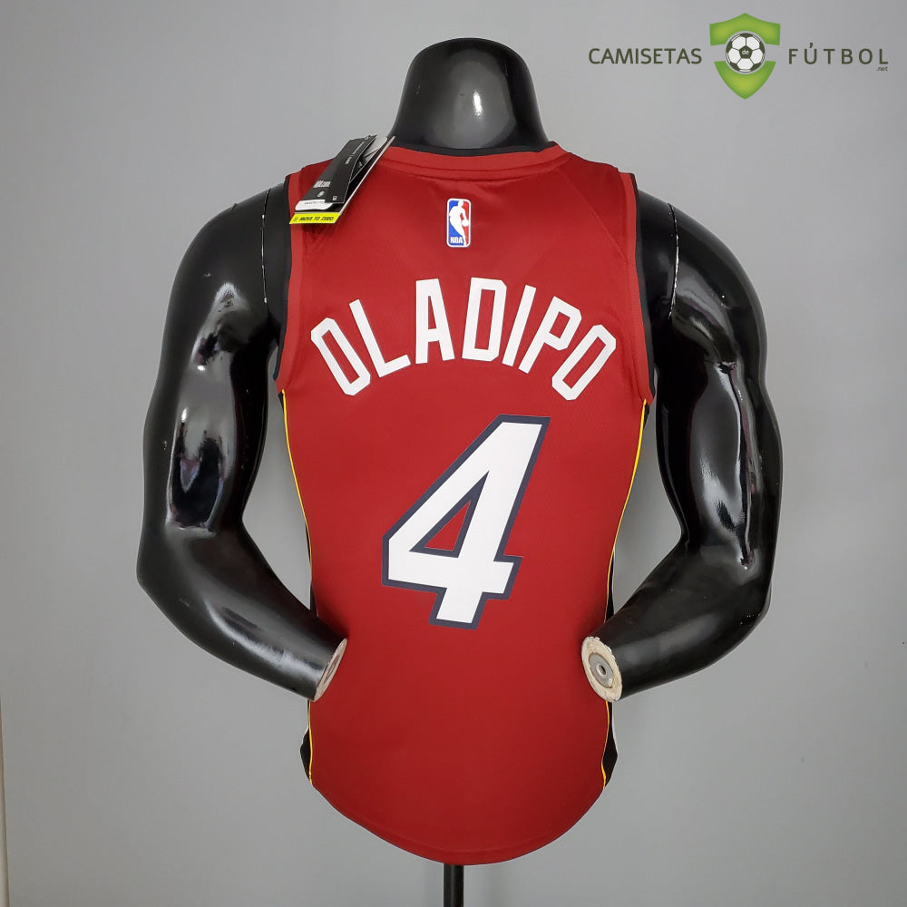 Camiseta Miami Heat 21-22 - Victor Oladipo 4 Rojo Nba