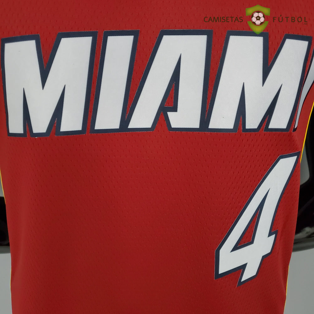 Camiseta Miami Heat 21-22 - Victor Oladipo 4 Rojo Nba