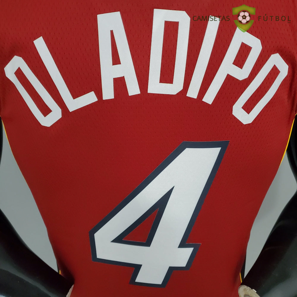 Camiseta Miami Heat 21-22 - Victor Oladipo 4 Rojo Nba