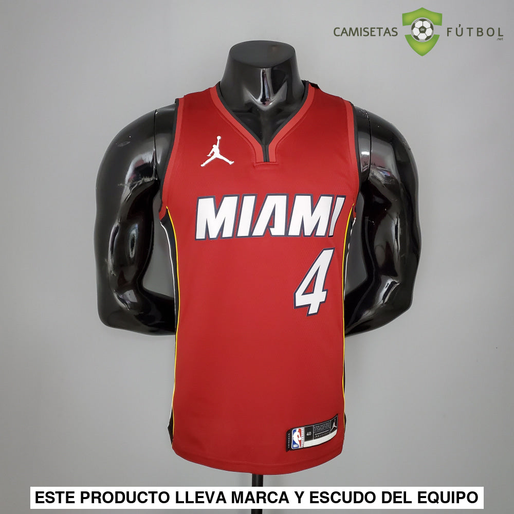 Camiseta Miami Heat 21-22 - Victor Oladipo 4 Rojo Nba