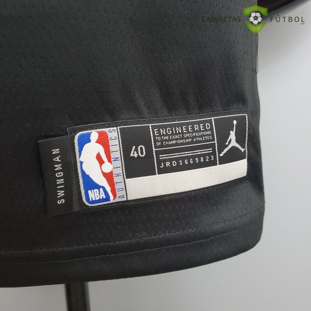 Camiseta Milwaukee Bucks 21-22 - Giannis Antetokounmpo 34 Negro Nba