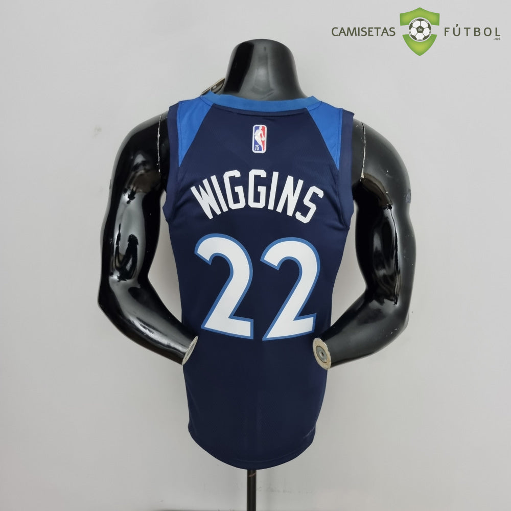 Camiseta Minnesota Timberwolves 21-22 - Andrew Wiggins 22 Azul Marino Nba