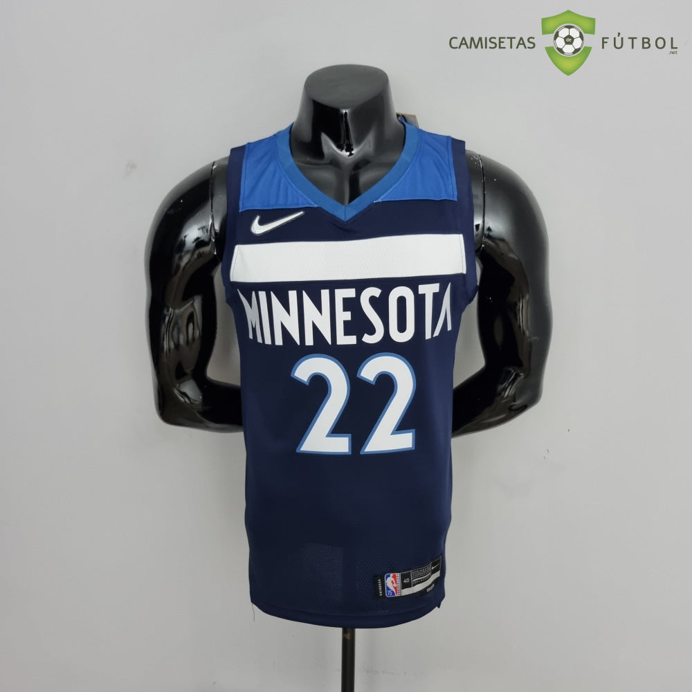 Camiseta Minnesota Timberwolves 21-22 - Andrew Wiggins 22 Azul Marino Nba