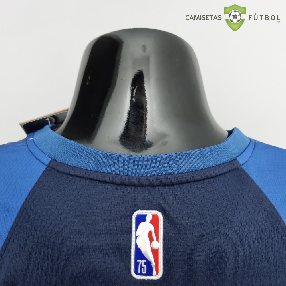 Camiseta Minnesota Timberwolves 21-22 - Anthony Edwards 1 Azul Marino Nba
