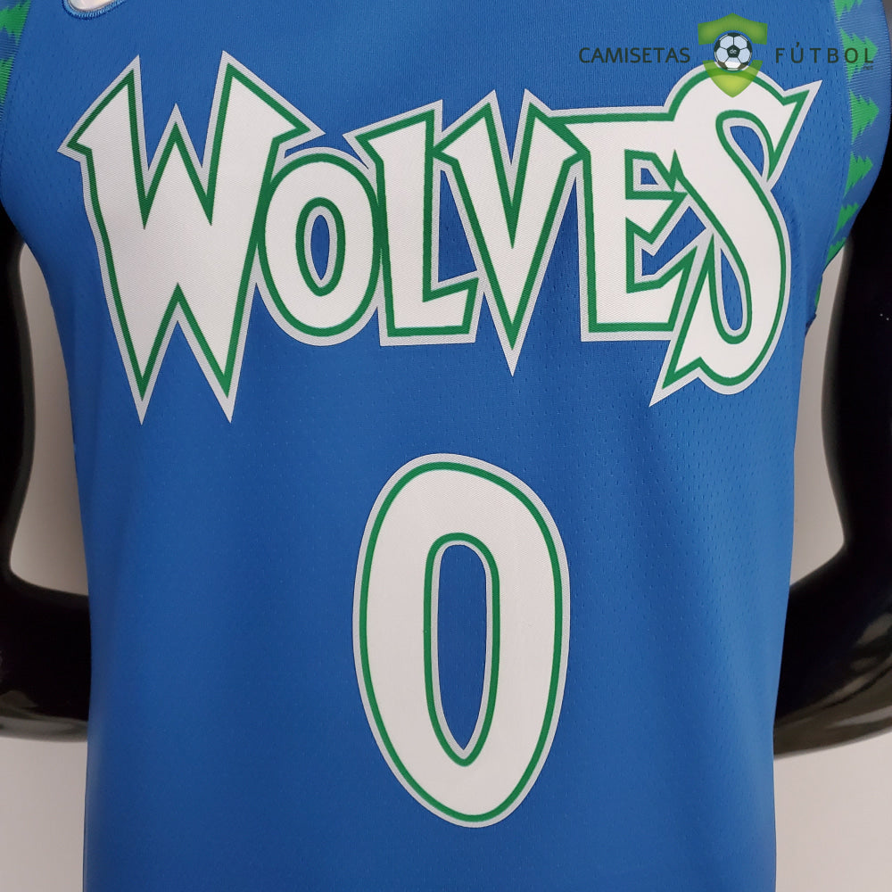 Camiseta Minnesota Timberwolves 21-22 - Dangelo Russell 0 Azul Nba