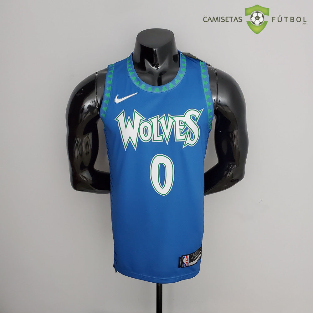 Camiseta Minnesota Timberwolves 21-22 - Dangelo Russell 0 Azul Nba
