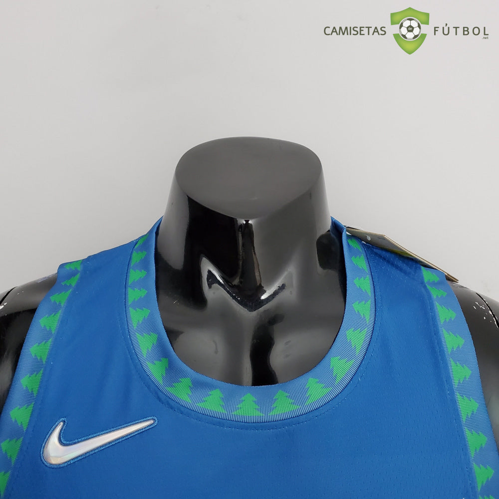 Camiseta Minnesota Timberwolves 21-22 - Dangelo Russell 0 Azul Nba