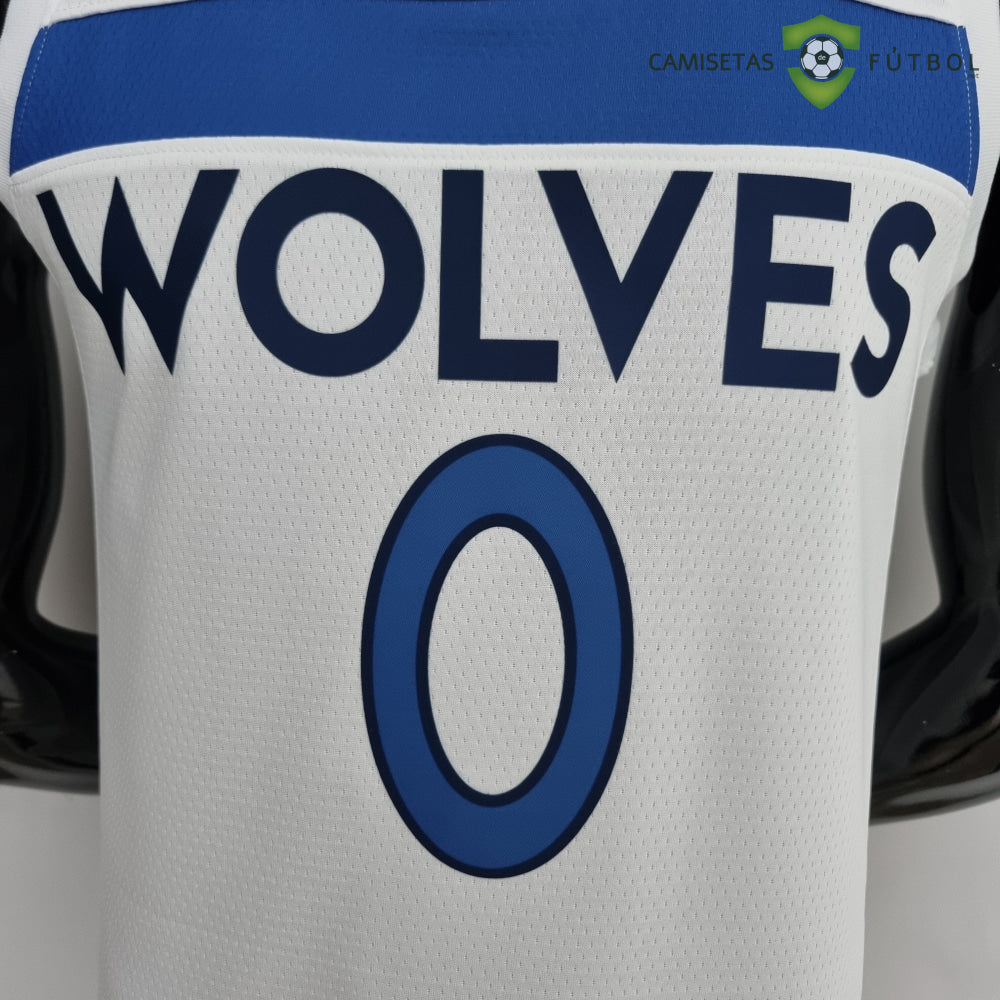 Camiseta Minnesota Timberwolves 21-22 - Dangelo Russell 0 Blanco Nba