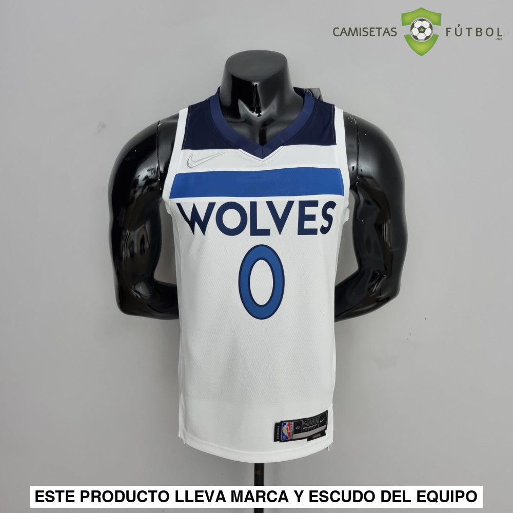 Camiseta Minnesota Timberwolves 21-22 - Dangelo Russell 0 Blanco Nba