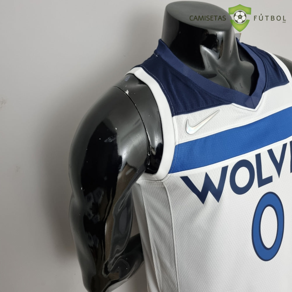 Camiseta Minnesota Timberwolves 21-22 - Dangelo Russell 0 Blanco Nba