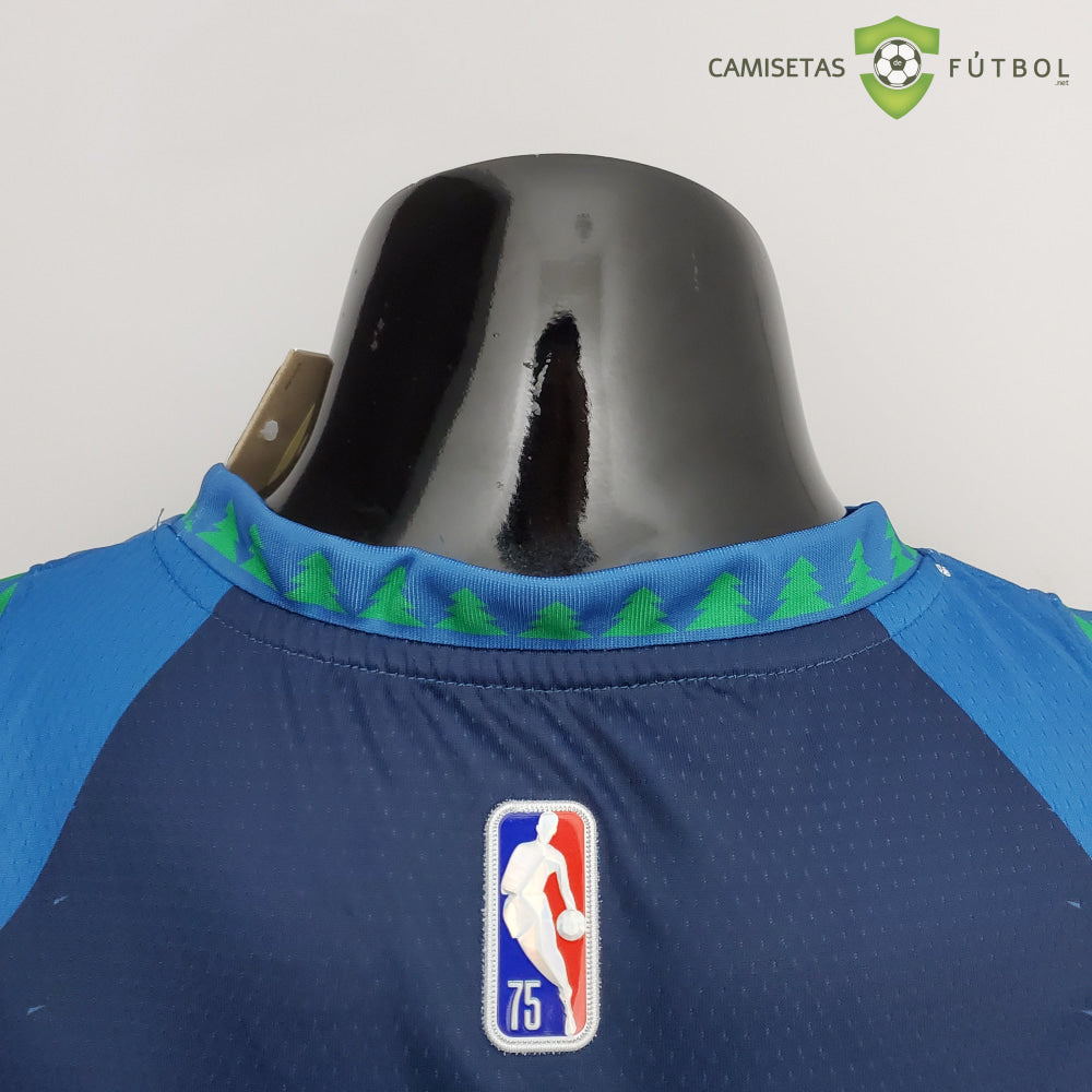 Camiseta Minnesota Timberwolves 21-22 - Derrick Rose 25 Azul Nba