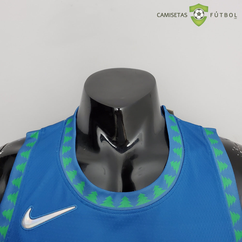 Camiseta Minnesota Timberwolves 21-22 - Derrick Rose 25 Azul Nba
