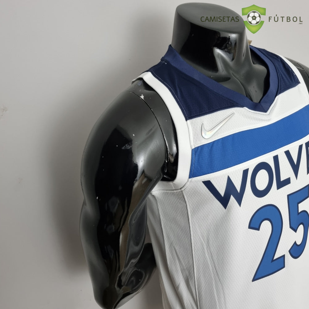 Camiseta Minnesota Timberwolves 21-22 - Derrick Rose 25 Blanco Nba