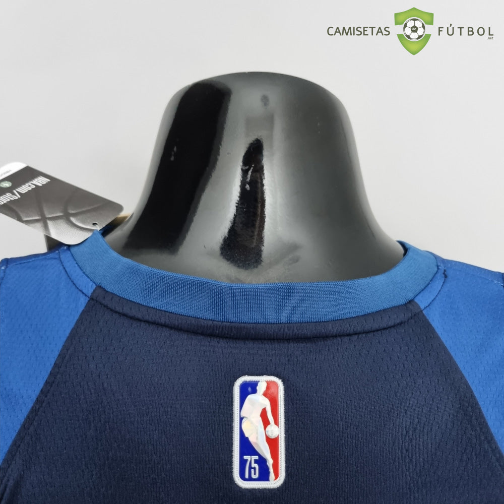 Camiseta Minnesota Timberwolves 21-22 - Karl-Anthony Towns 32 Azul Marino Nba
