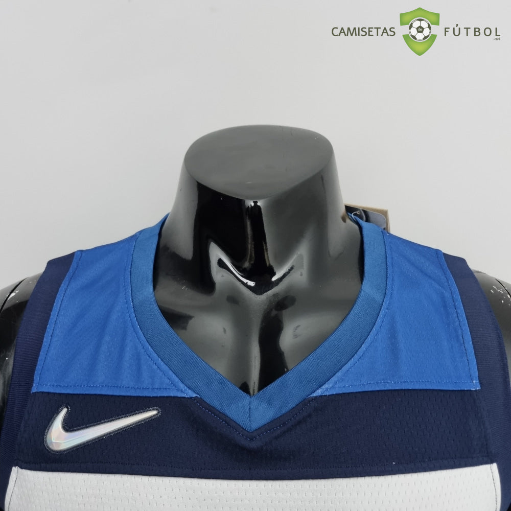 Camiseta Minnesota Timberwolves 21-22 - Karl-Anthony Towns 32 Azul Marino Nba