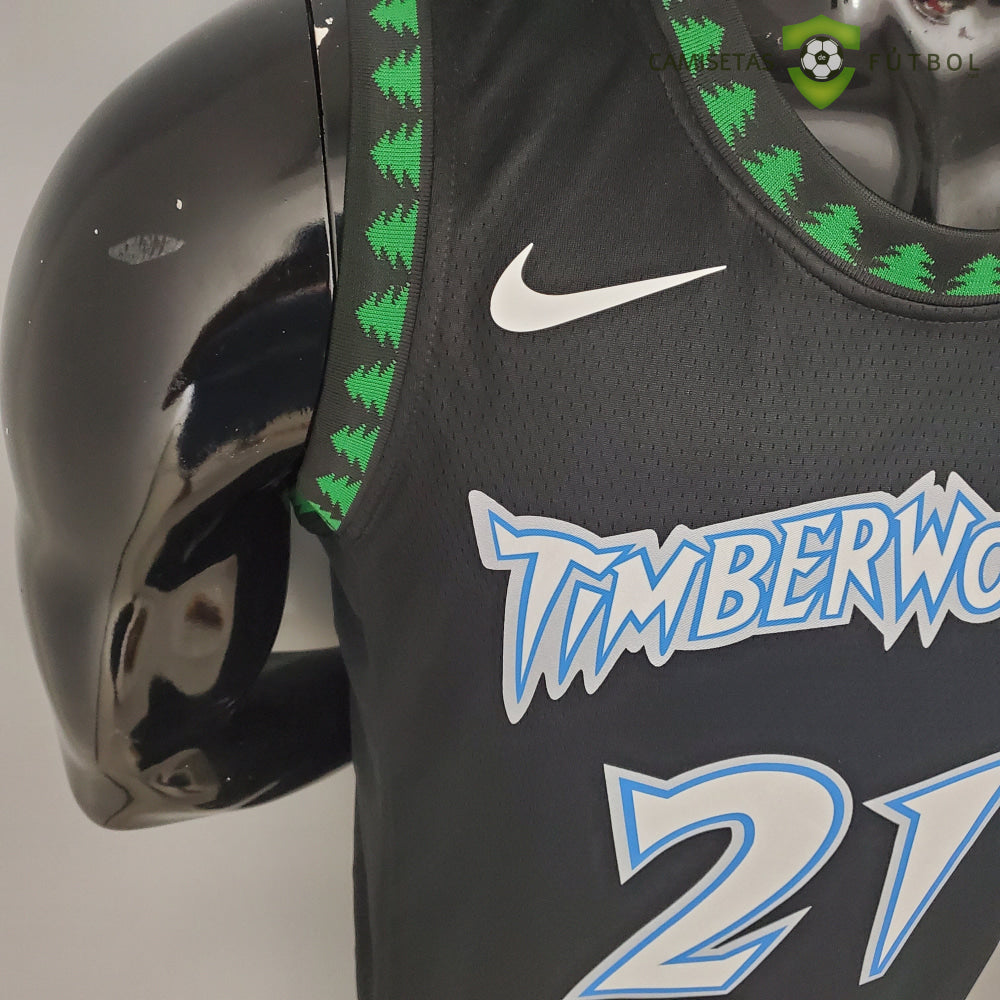 Camiseta Minnesota Timberwolves 21-22 - Kevin Garnett 21 Negro Nba