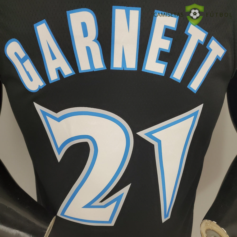 Camiseta Minnesota Timberwolves 21-22 - Kevin Garnett 21 Negro Nba