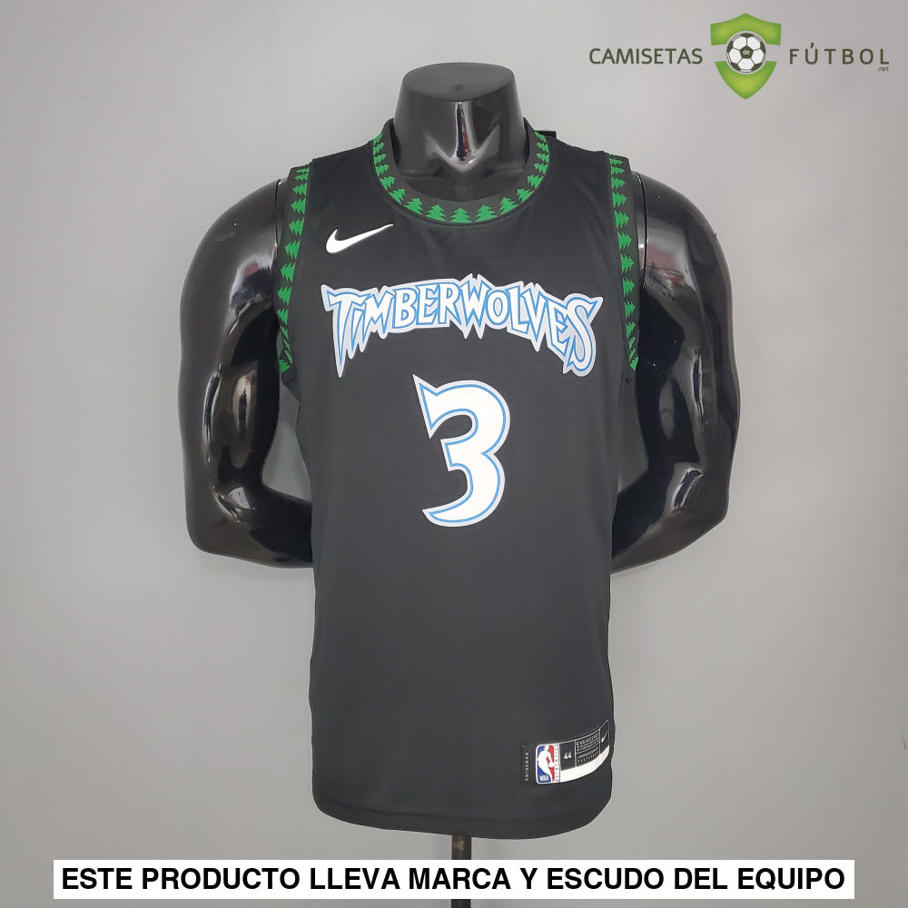 Camiseta Minnesota Timberwolves 21-22 - Stephon Marbury 3 Negro Nba
