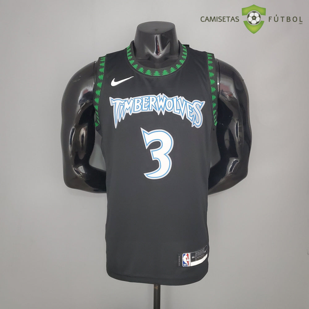 Camiseta Minnesota Timberwolves 21-22 - Stephon Marbury 3 Negro Nba