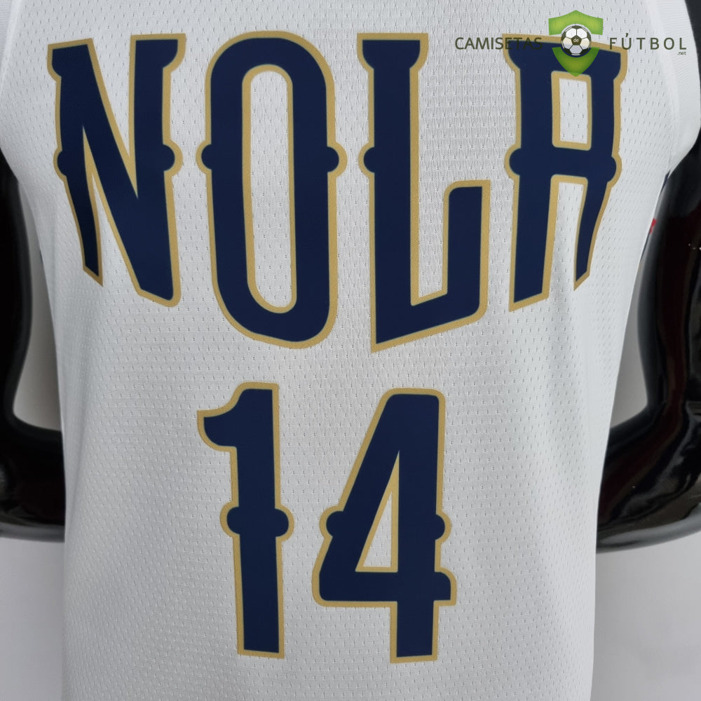 Camiseta New Orleans Pelicans 21-22 - Brandon Ingram 14 Blanco Nba