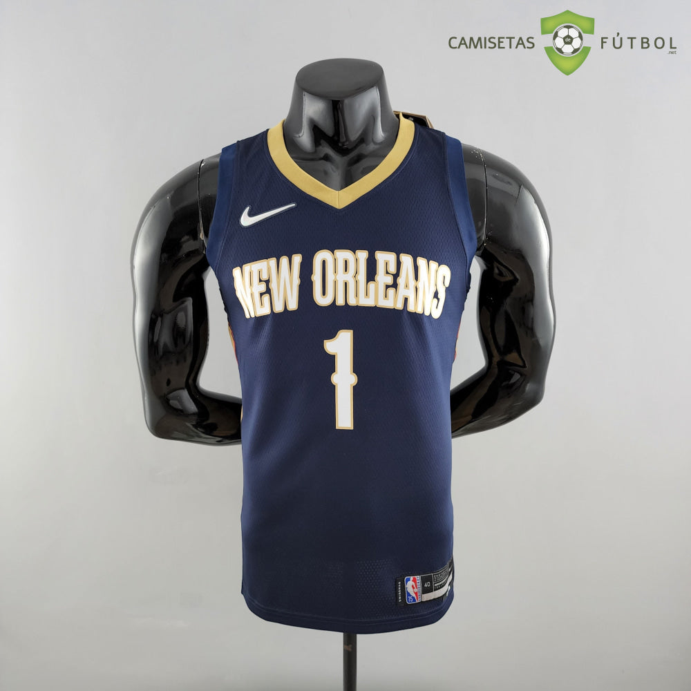 Camiseta New Orleans Pelicans 21-22 - Zion Williamson 1 Azul Nba